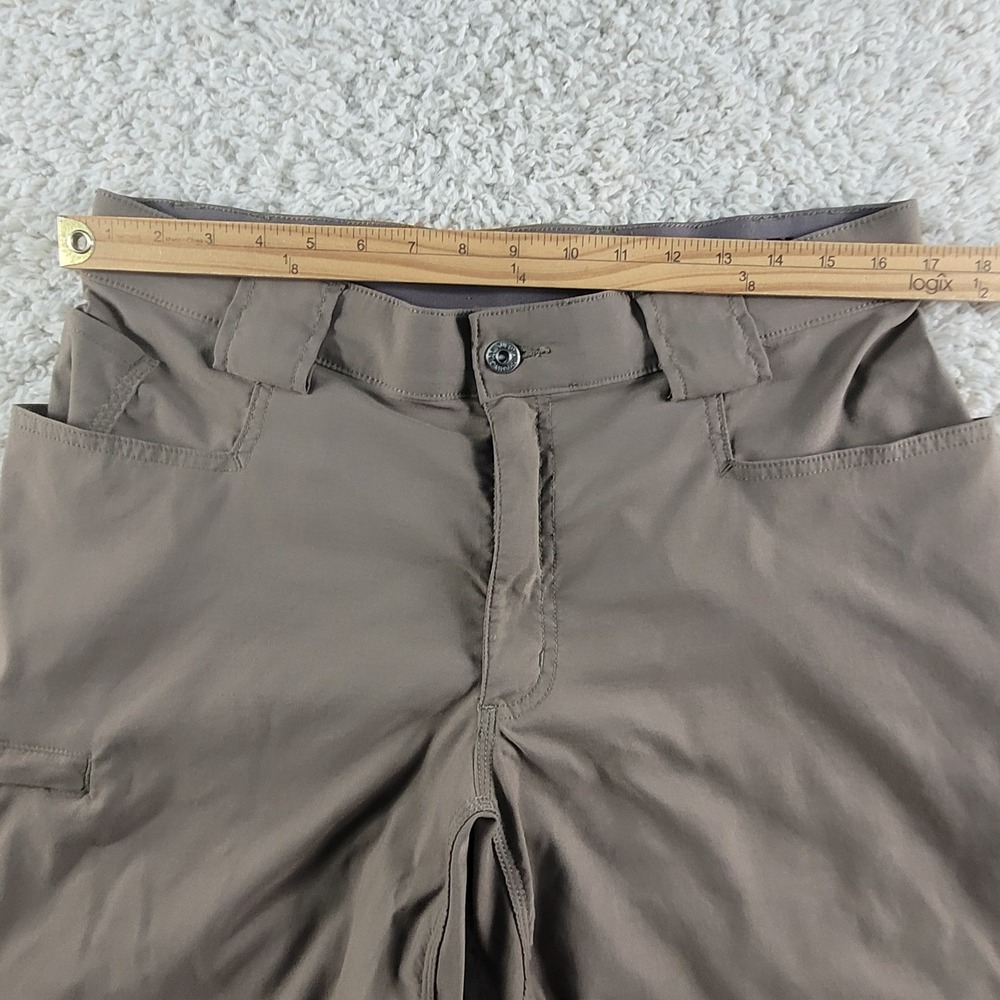 Duluth Trading Flex Dry on the Fly Shorts Mens 34 Brown Excellent Hiking Utility - Picture 6 of 11
